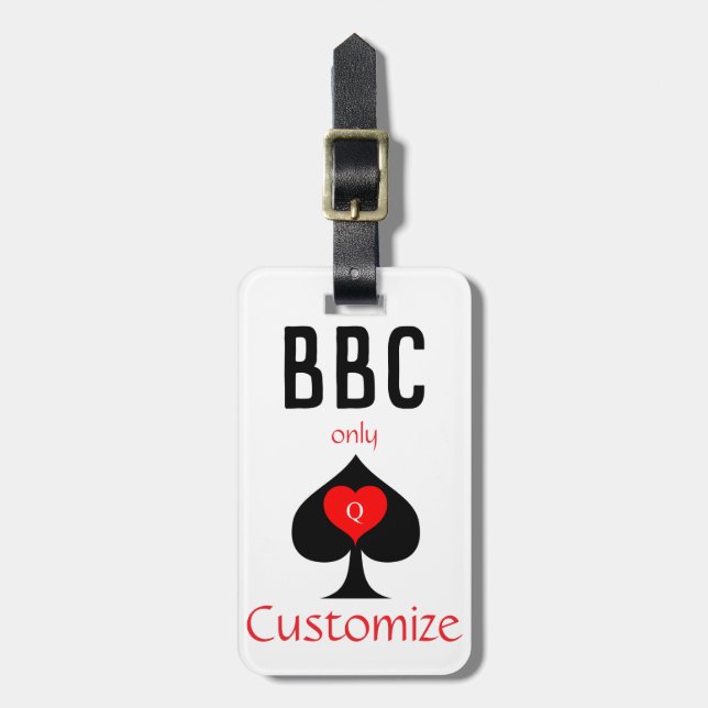 Signera Thunder_Cove endast för bladstavssignering Bagagebricka (Vertikal Framsida)