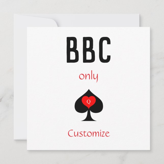 Signera Thunder_Cove endast för bladstavssignering Inbjudningar (Framsida)