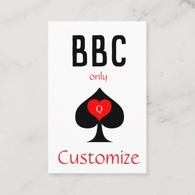 Signera Thunder_Cove endast för bladstavssignering Visitkort (Framsida)