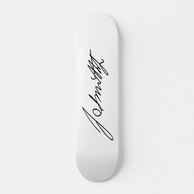 Signeraa häfte av den MormonprofetJoseph smeden Skateboard Bräda 19,5 Cm (Framsida)