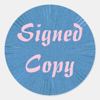 Signerad kopia - Runda etiketter (#3)