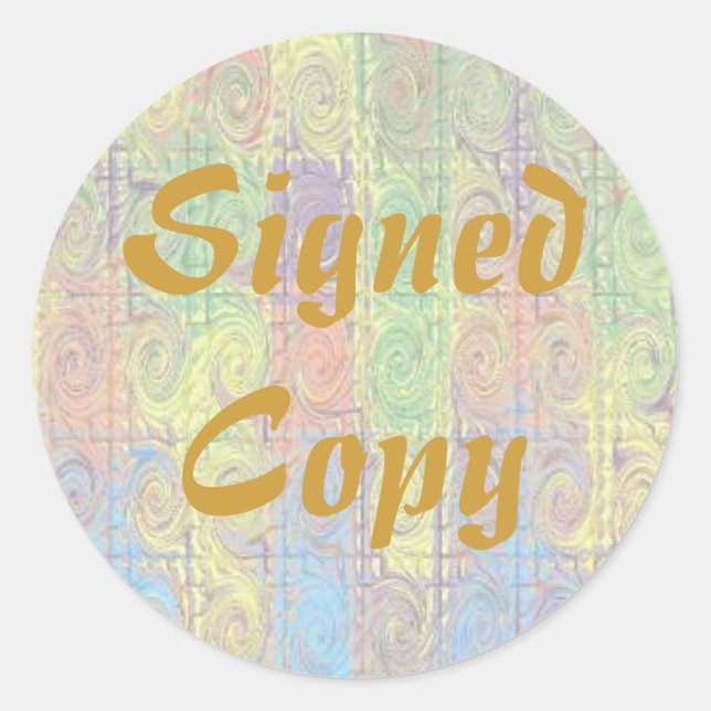 Signerad kopia - Runda etiketter (#44) (Framsida)