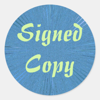 Signerad kopia - Runda etiketter (#6)