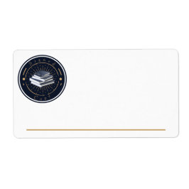 Signerad kopia, stapel på bokskylt för Bokar Fraktsedel