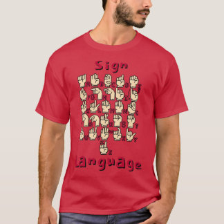 Signeringsspråk 10 t shirt