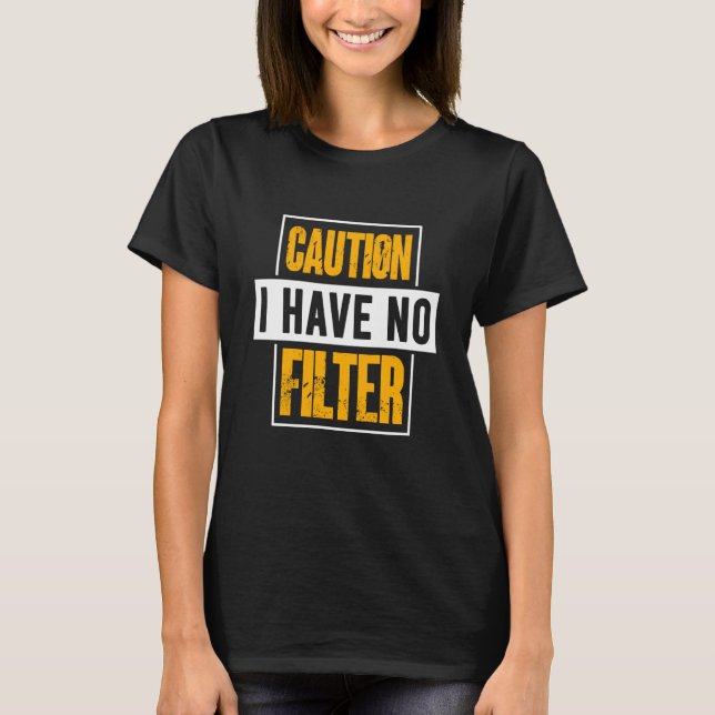 Signeringsvarning: Jag har inga Coola-cute-meddela T Shirt (Framsida)