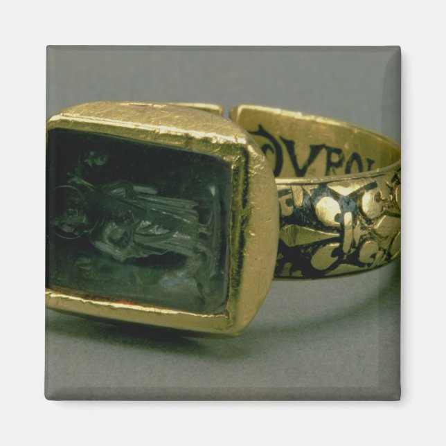 Signet ring från Kung Louis IX från Frankrike (St. Magnet (Framsidan)