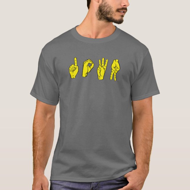 SignIOWA T-tröja Tee Shirt (Framsida)