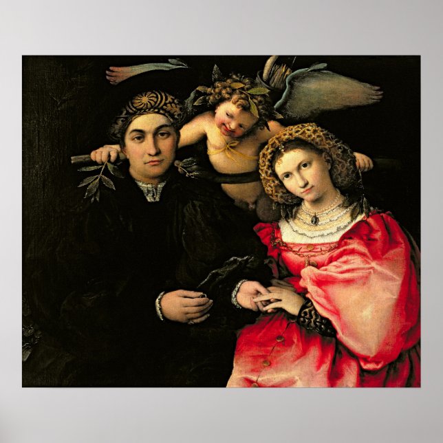 Signor Marsilio Cassotti och hans hustru Faustina Poster (Framsidan)