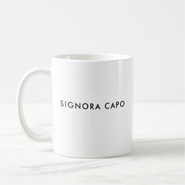 Signora Capo | Chef Dam | Kaffe Mugg