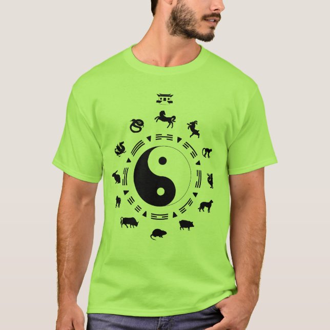 Signos Chineses T-shirt (Framsida)