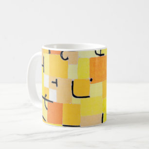 Signs in Gult, Paul Klee Kaffemugg