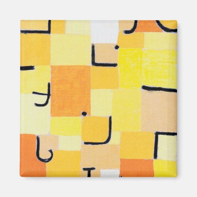 Signs in Gult, Paul Klee Magnet (Framsidan)