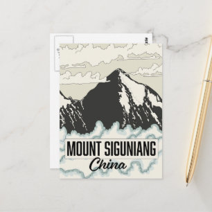 Siguniangberget Kina Vykort