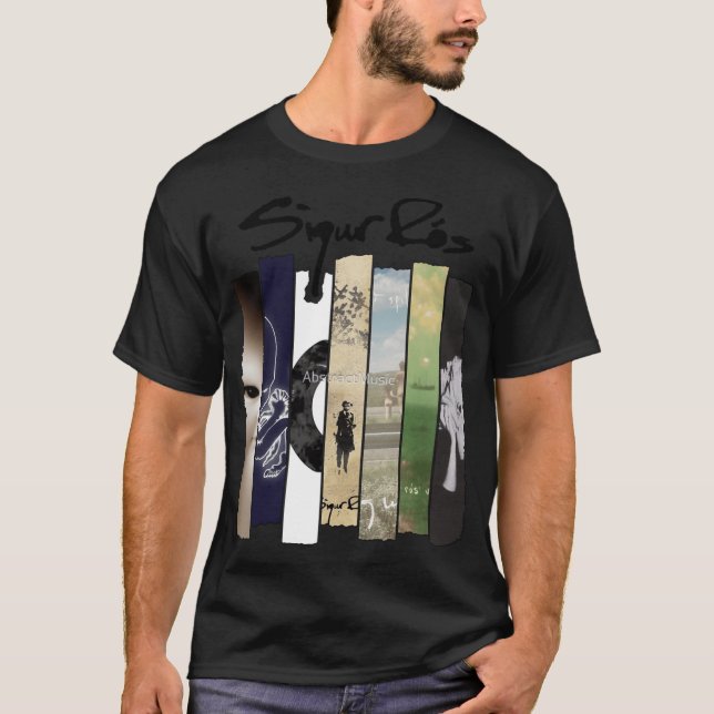 Sigur Ros Discography T Shirt (Framsida)
