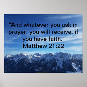 SIIE Matthew 21:22 Himlar Poster