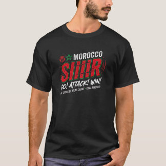 Siiir Marockansk Fotbollsfan - Dima Maghrib Chants T Shirt