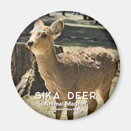 Sika Deer magnet