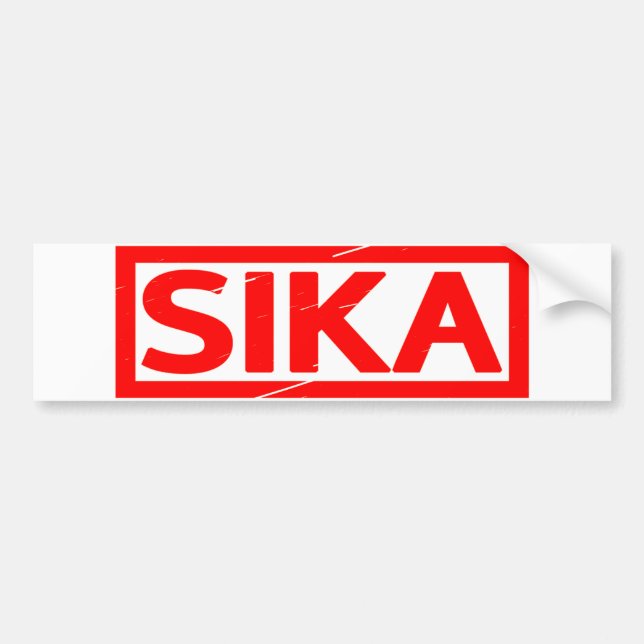 Sika Frimärke Bildekal (Framsidan)