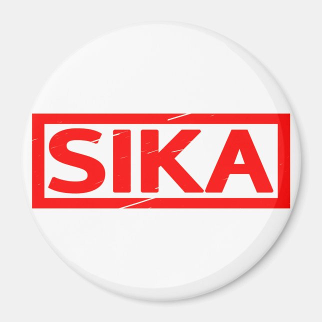 Sika Frimärke Magnet (Framsidan)