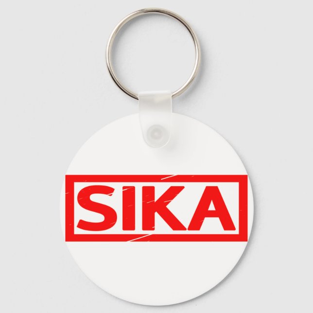 Sika Frimärke Nyckelring (Framsida)