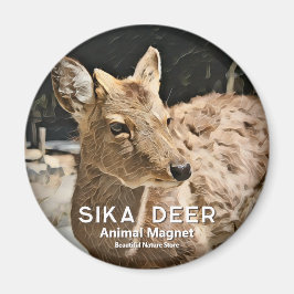 Sika Hjort Magnet