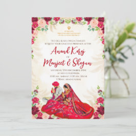 Sikh bröllopskort & Anand Karaj-inbjudningar Inbjudningar