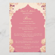 Sikh bröllopsreception meny | budget Flat Meny