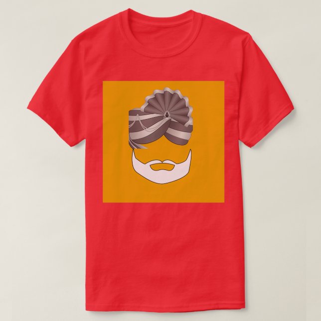 Sikh Design 1 T Shirt (Design framsida)