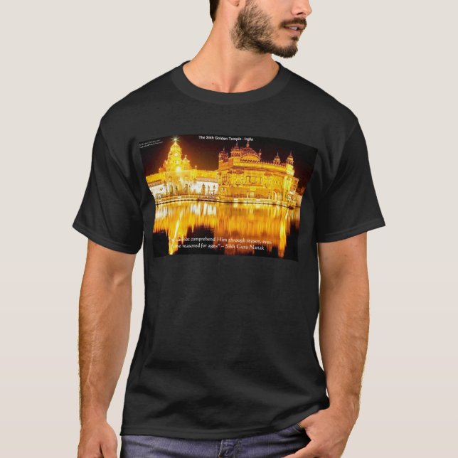Sikh Gyllene Templet i Indien presenter & T-shirts (Framsida)