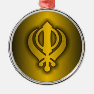 Sikh Julgransprydnad Metall
