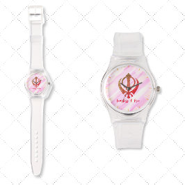 Sikh Khanda "Fearless & Free" Armbandsur