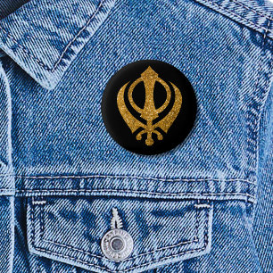 Sikh Khanda "Fearless & Free" Knapp