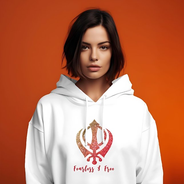 Sikh Khanda "Fearless & Free" T Shirt (Skapare uppladdad)