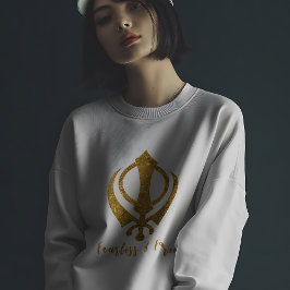 Sikh Khanda "Fearless & Free" T Shirt