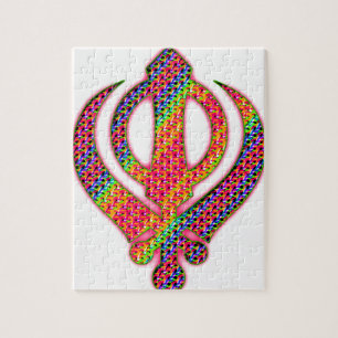 Sikh Khanda hippie Pussel