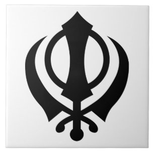 Sikh Khanda Kakelplatta