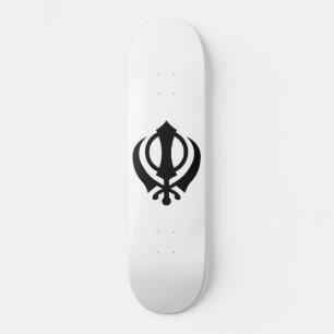 Sikh Khanda Mini Skateboard Bräda 18,5 Cm