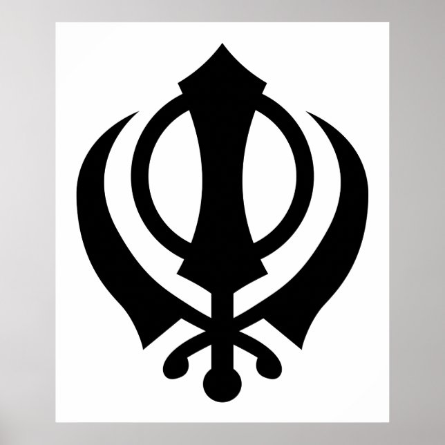 Sikh Khanda Poster (Framsidan)
