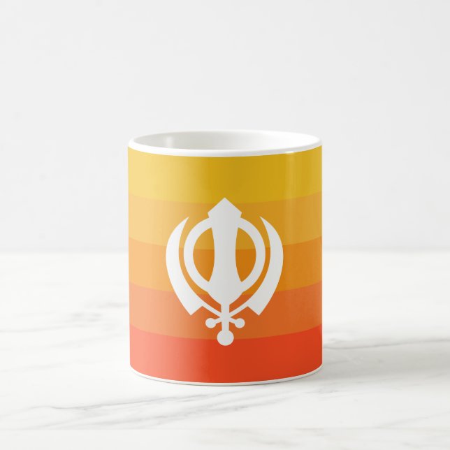 Sikh Khanda Symbol Cha Mugg (Center)