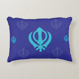 Sikh Khanda Symbol Prydnadskudde