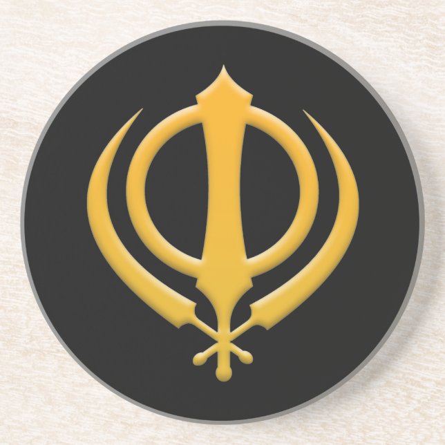 Sikh Khanda Underlägg (Framsidan)