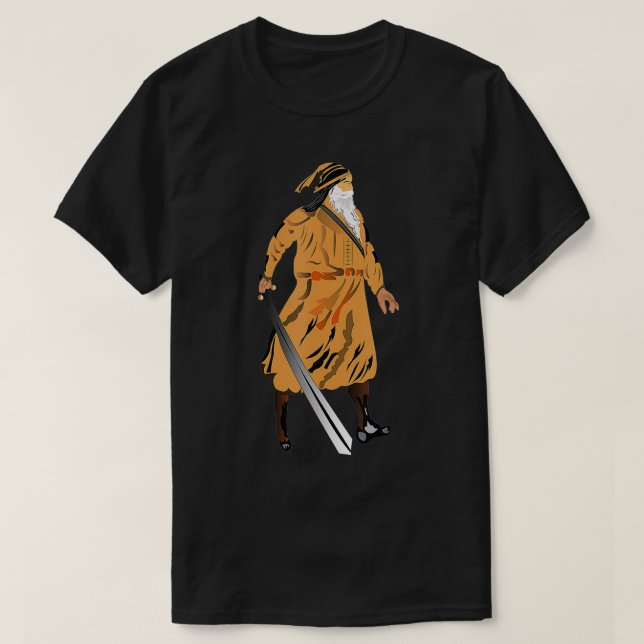 Sikh Martyr Baba Deep Singh Shahid T Shirt (Design framsida)