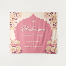 Sikh Wedding Welcome Sign | Anand Karaj Welcome | 