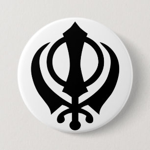Sikhen Khanda knäppas Knapp