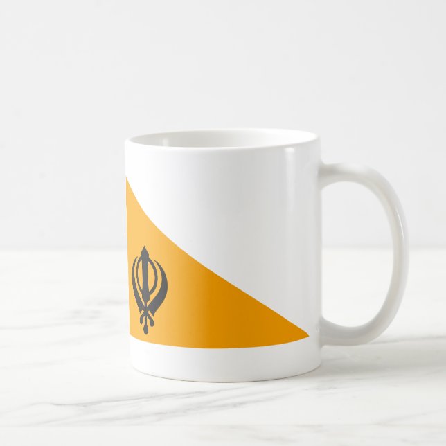 Sikhflagga Kaffemugg (Höger)