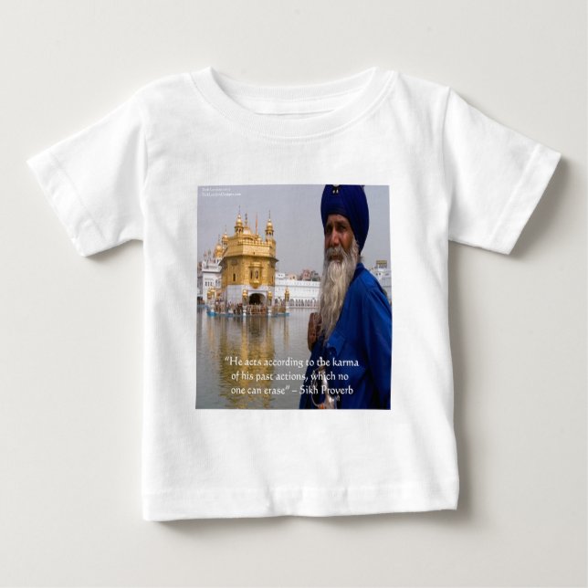 Sikhiska handlingar/Karmaordspråk Tröja (Framsida)