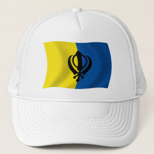 Sikhism Flagg Hatt Truckerkeps