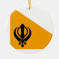 Sikhism Nishan Sahib för flagga för Punjab Sikh