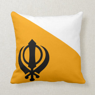 Sikhism Nishan Sahib för flagga för Punjab Sikh Kudde